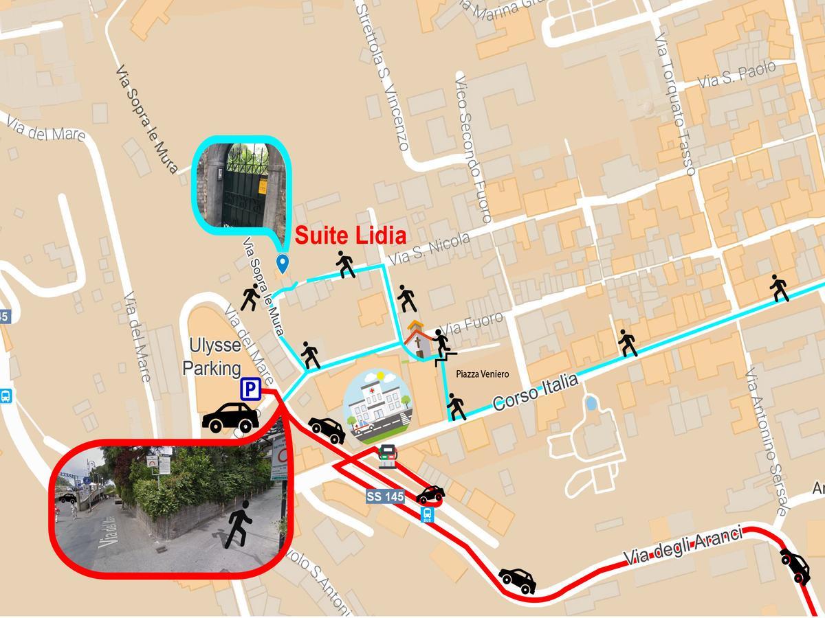 سورينتو Suite Lidia B&B المظهر الخارجي الصورة